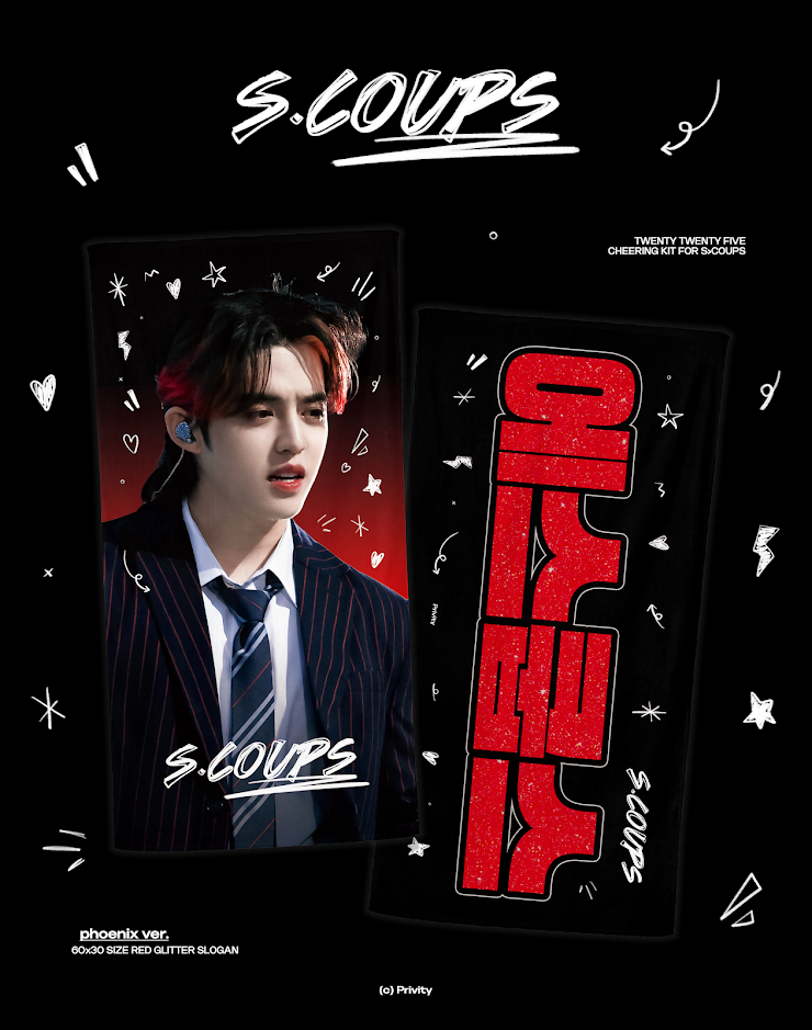 SEVENTEEN 2025 JAPAN FANMEETING 'HOLIDAY' - Cheering Kit for S.Coups & Jeonghan by @privity08081004