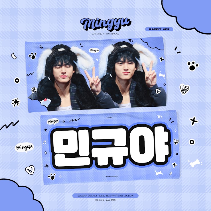 SEVENTEEN 2025 JAPAN FANMEETING 'HOLIDAY' - Cheering Kit for Mingyu by @Coisini_Gyu0406