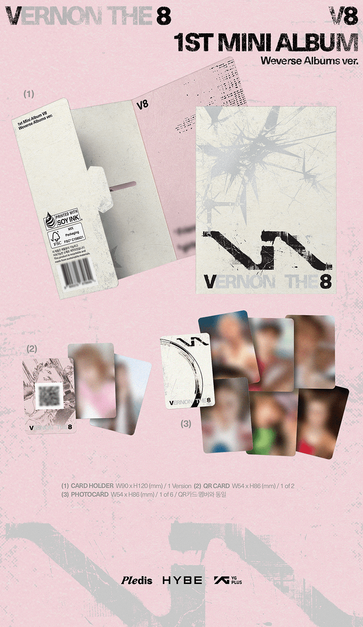 V8 1ST Mini Album - Weverse Albums Version
