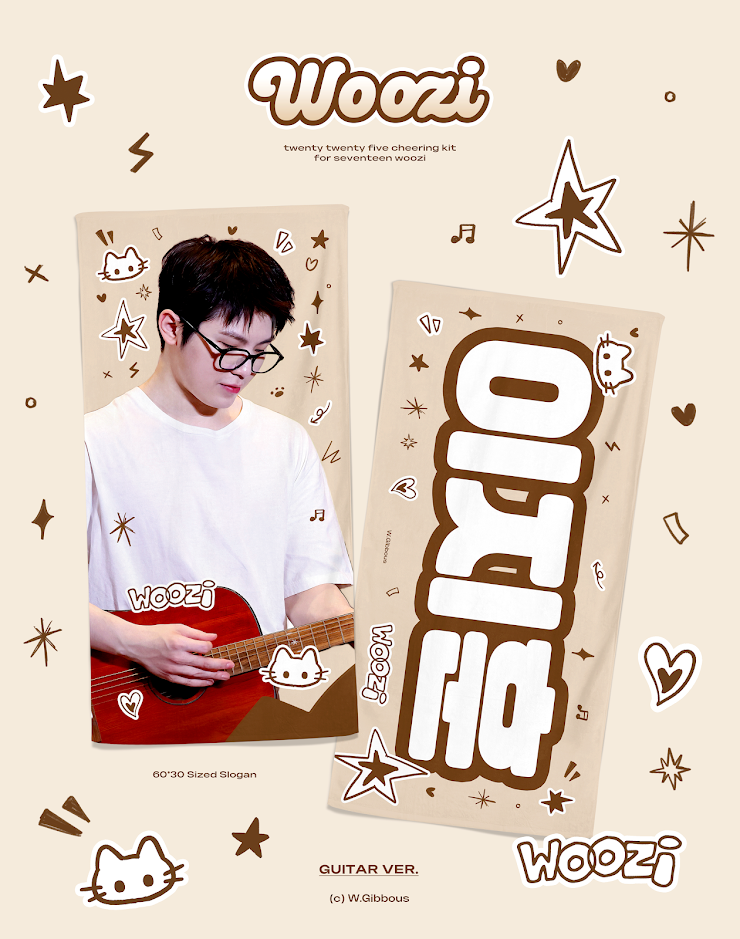 SEVENTEEN 2025 JAPAN FANMEETING 'HOLIDAY' - Cheering Kit for Woozi by @WGibbous_1122