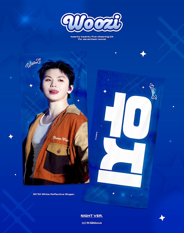 SEVENTEEN 2025 JAPAN FANMEETING 'HOLIDAY' - Cheering Kit for Woozi by @WGibbous_1122