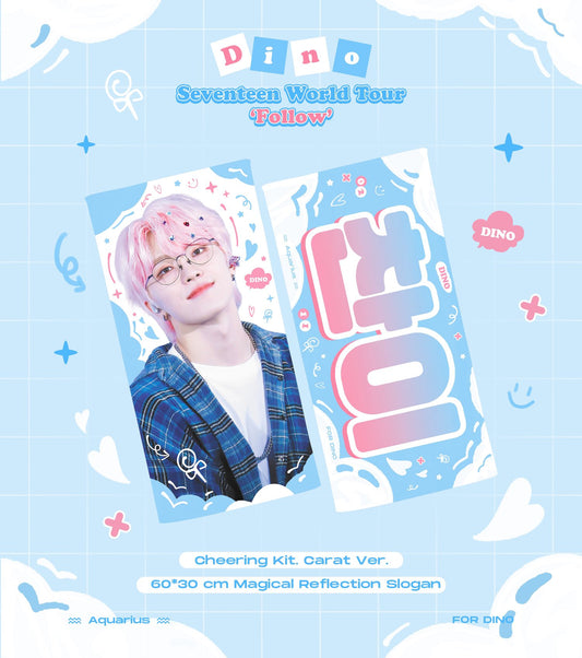 2023 'FOLLOW' TO SEOUL CHEERING KIT FOR DINO by @AquariusDino211