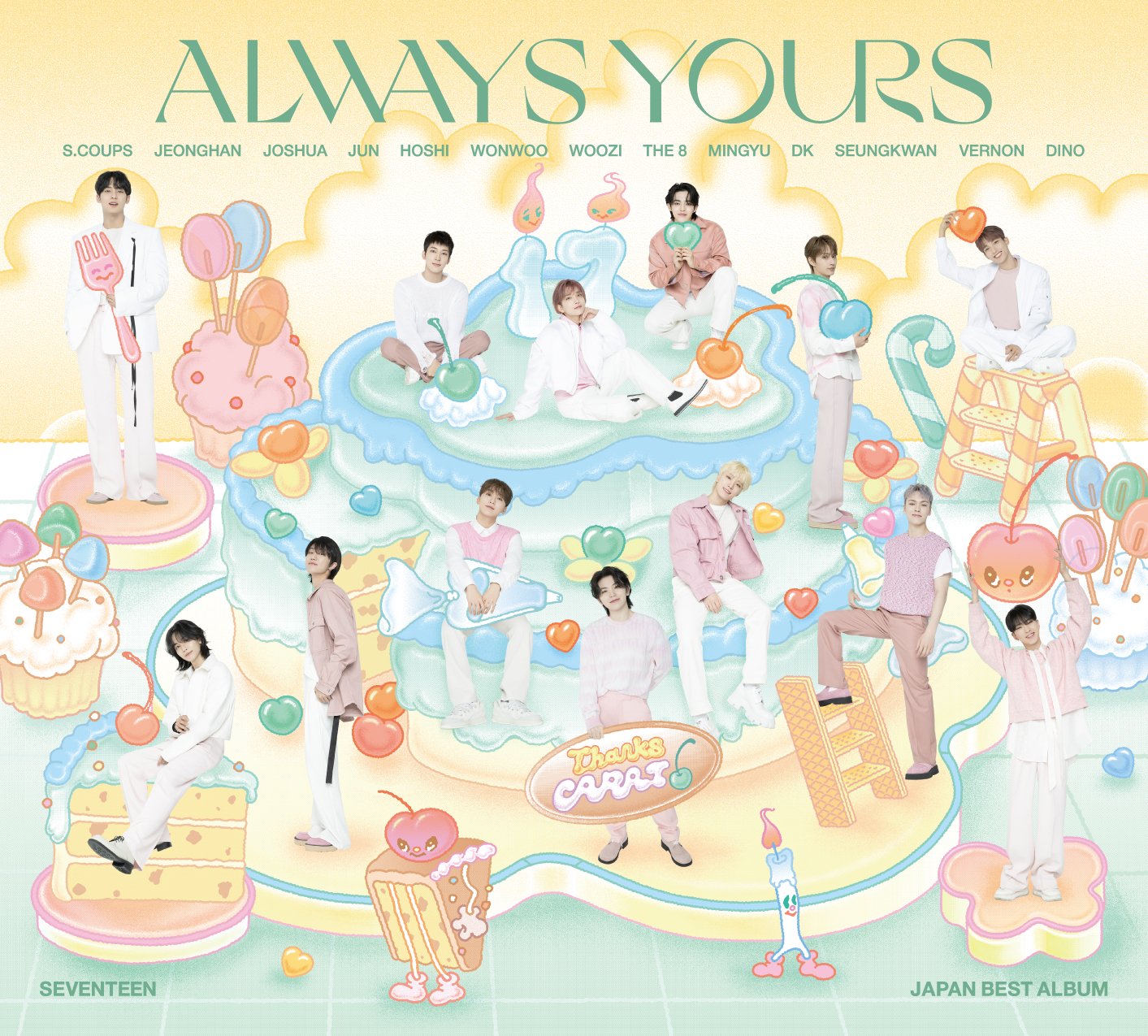 SEVENTEEN JAPAN BEST ALBUM "ALWAYS YOURS" (Weverse Shop JAPAN)