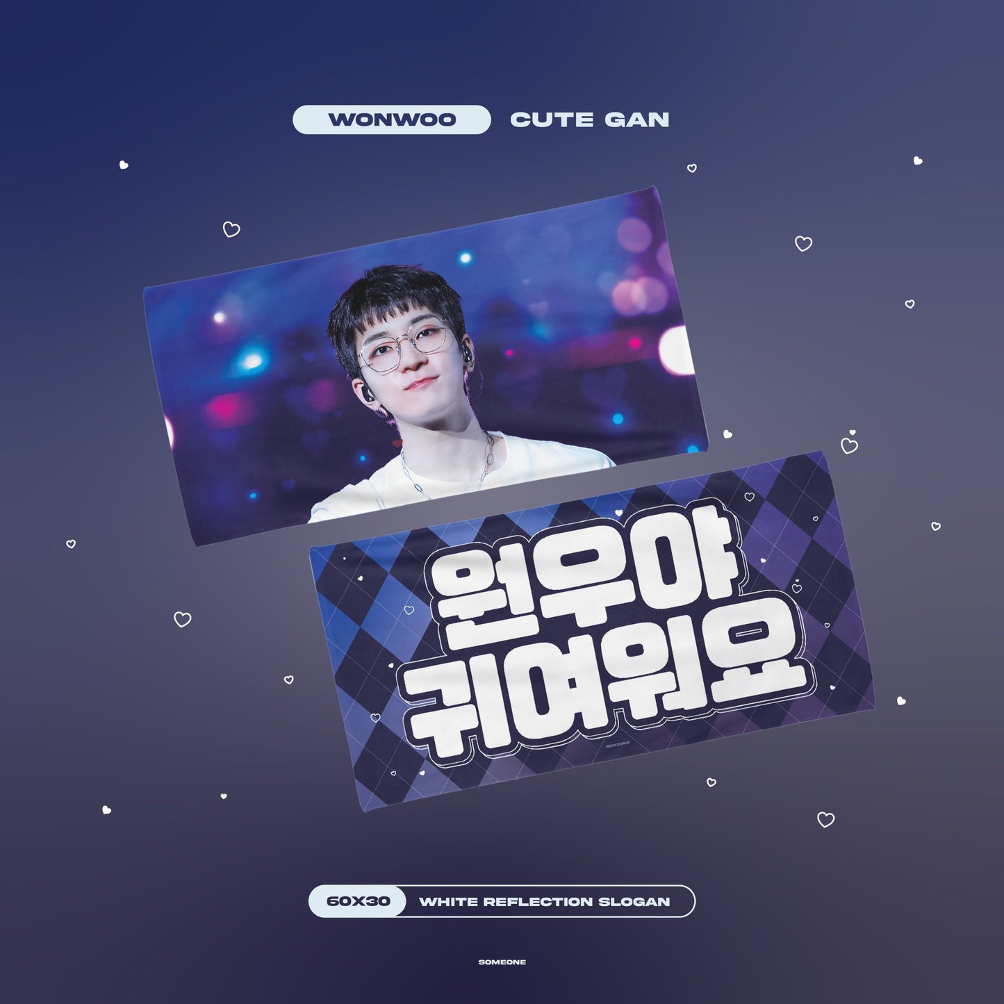 2023 'FOLLOW' TO TOKYO CHEERING KIT FOR WONWOO by @someone_0717