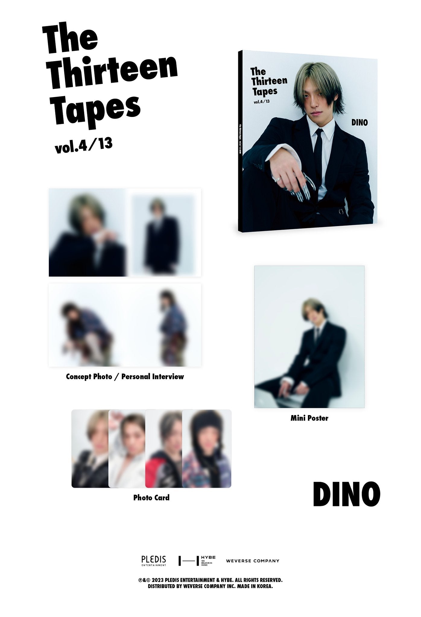 SEVENTEEN ‘The Thirteen Tapes (TTT)’ vol. 4/13 DINO