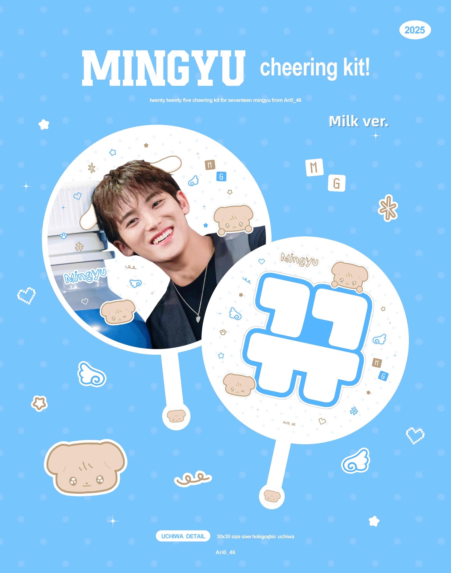 CxM［DOUBLE UP］LIVE PARTY in INCHEON Cheering Kit for Mingyu by @Ari0_46