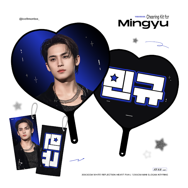 CxM［DOUBLE UP］LIVE PARTY in INCHEON Cheering Kit for Mingyu by @Ice9montea_