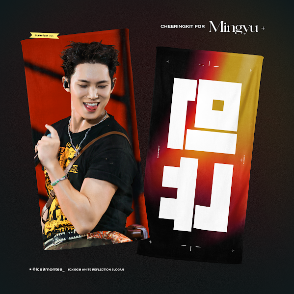 CxM［DOUBLE UP］LIVE PARTY in INCHEON Cheering Kit for Mingyu by @Ice9montea_