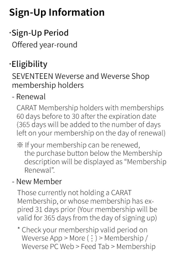 CARAT MEMBERSHIP