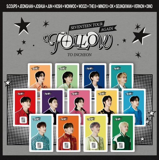 NAMANE CARD (SEVENTEEN TOUR 'FOLLOW' AGAIN TO INCHEON THEME CARD)