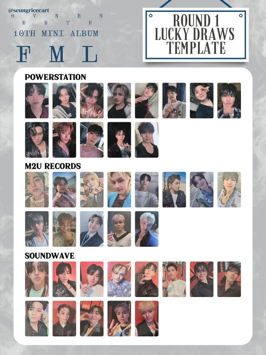 SEVENTEEN FML Lucky Draw (Album + PC)