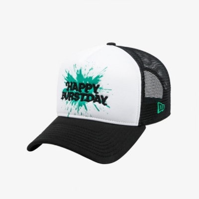 Seventeen A-Frame Trucker Ball Cap White/Black