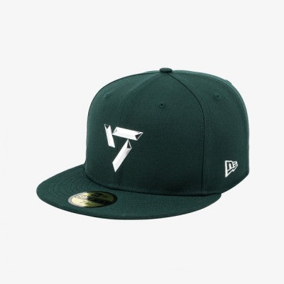 Seventeen Fitted Cap Dark Green