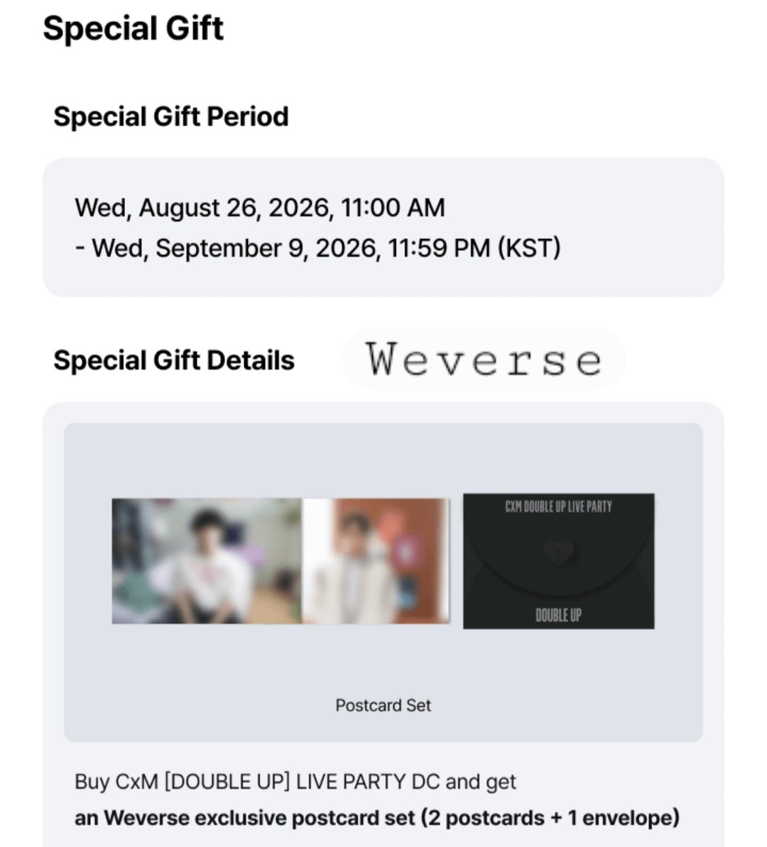 CxM [Double Up] Live Party DC