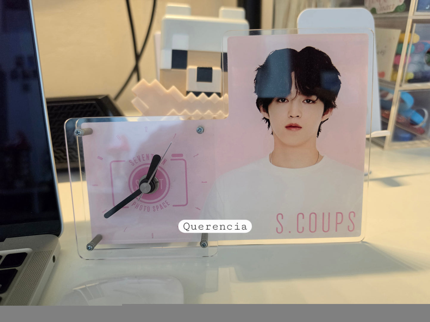S.Coups Acrylic Desk Clock