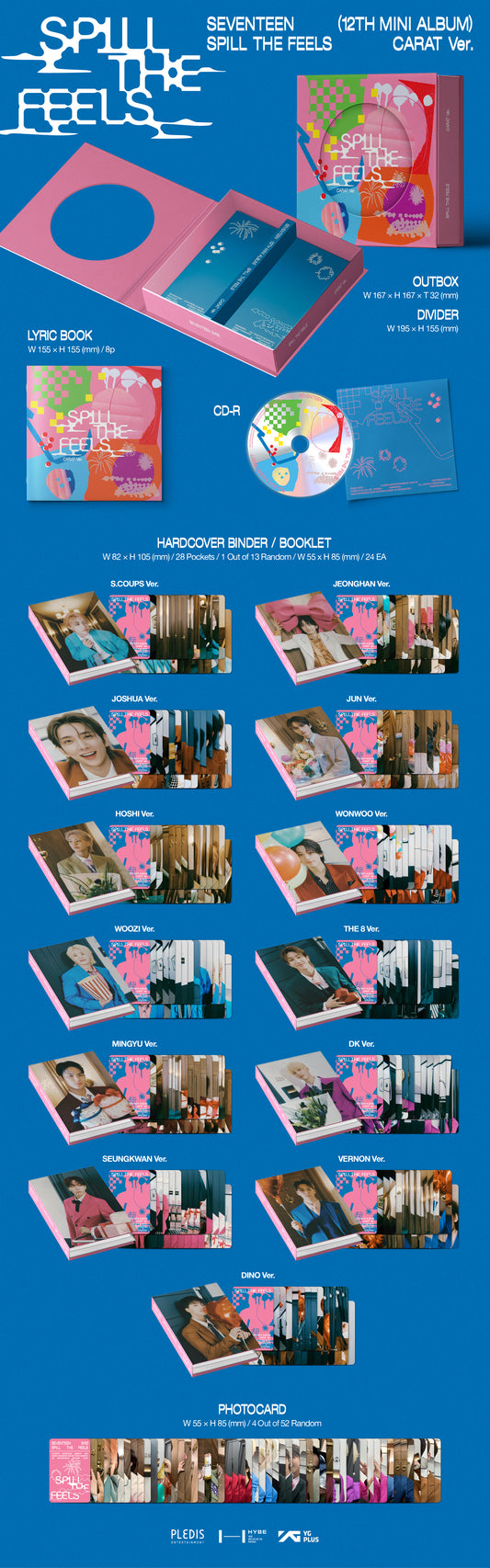 SEVENTEEN 12th Mini Album "SPILL THE FEELS" Commemorative Offline Event and Signed Lottery Bonus Assistance